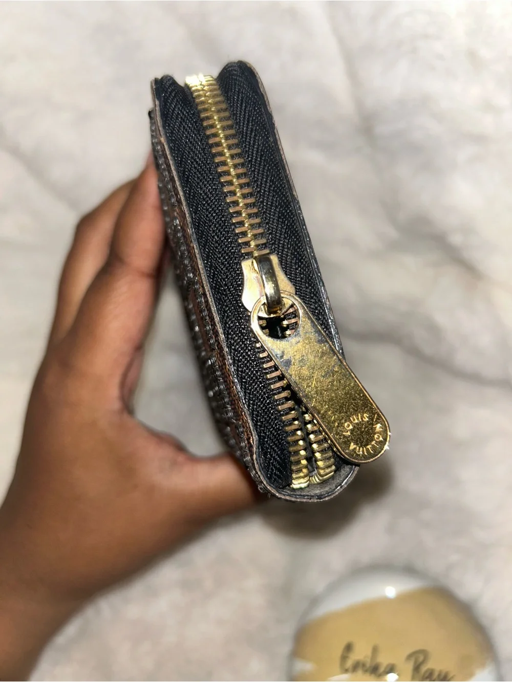 Louis Vuitton Damier Paillettes Zippy Wallet- LIMITED EDITION